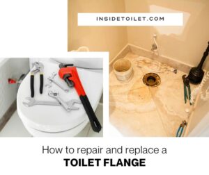 How to repair and replace a toilet flange