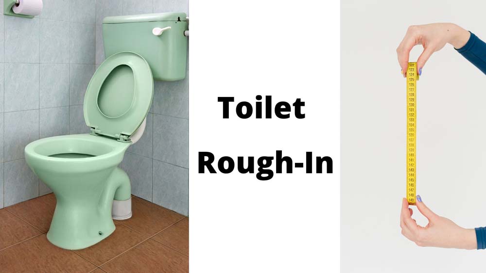 How to measure rough in for toilet
