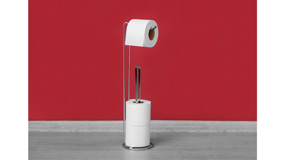 free standing toilet paper holder