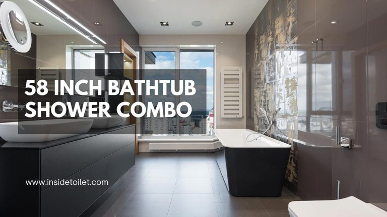 58 inch bathtub shower combo